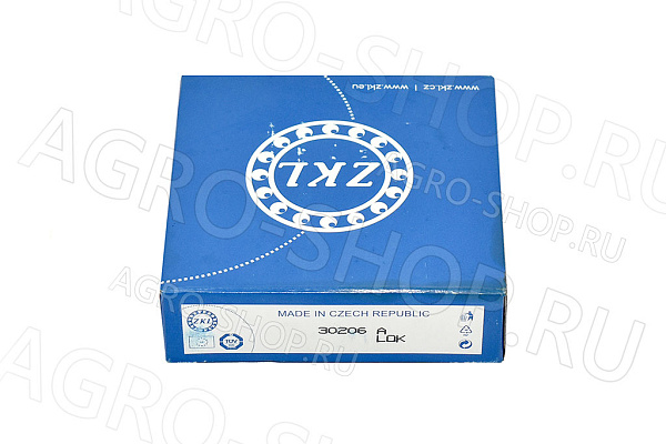 Подшипник 7206 / 30206 (30х62х17,25) (ZKL) 