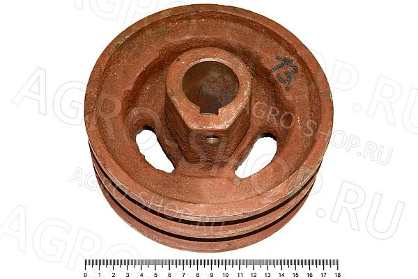 Шкив ЗП 05.102 (D=160 мм, d=38 мм, 2 руч.) электродвиг. ЗМ-60 