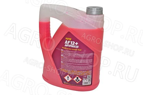Антифриз Mannol AF12+ Longlife (-40) красный 5кг MANNOL