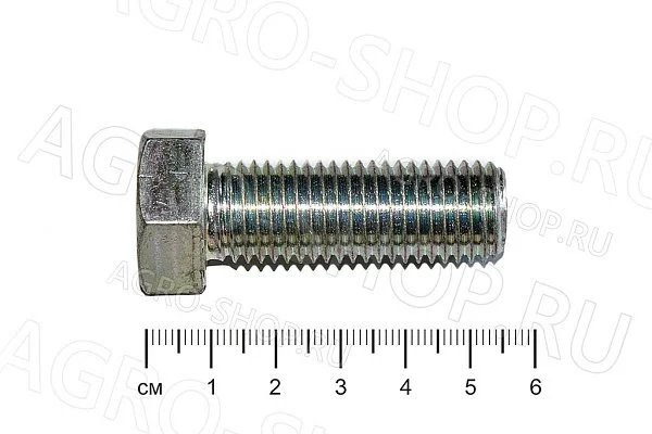 Болт 16х45 ГОСТ 7796 кл.пр.4.8 с шестигранной головкой шаг 2,0 РОУМ-24 