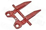 Палец двойной 42861 / 895744L / 235RS / K16716-1 / K8420S / 1041468M1 противорежущий NH Шумахер