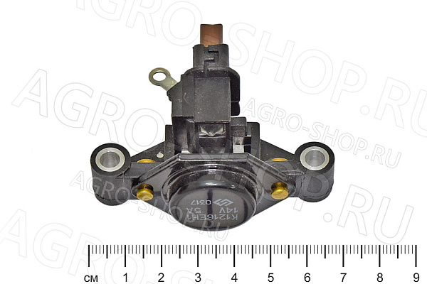 Регулятор напряжения 872.3702 / К442ЕН1 / К1216ЕН1 со щеточным узлом 5А, 14В  