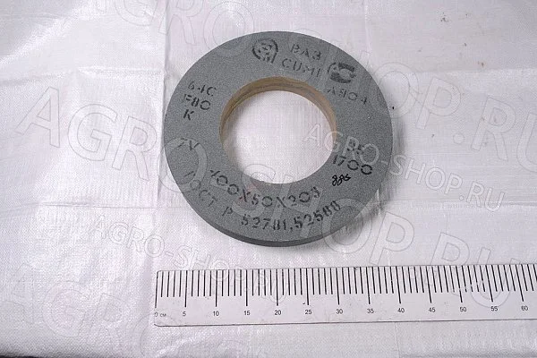 Круг 400х50х203 (зерно-16 F90 K/L) 64С зеленый шлифовальный 