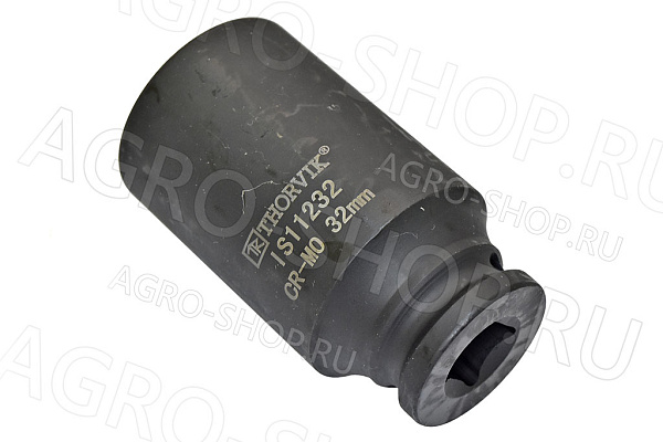 Головка торцевая 32мм 1/2" ударная глубокая Thorvik (IS11232)