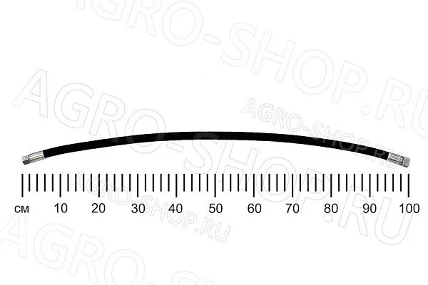 РВД 12-28 L=1м (М20х1,5 гайка 24) (М20х1,5 гайка 24) 2SN (FeatAgro) 