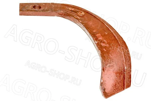 Нож IT245 правый (с ребром жесткости) почвофрезы 1GQN-180/220 