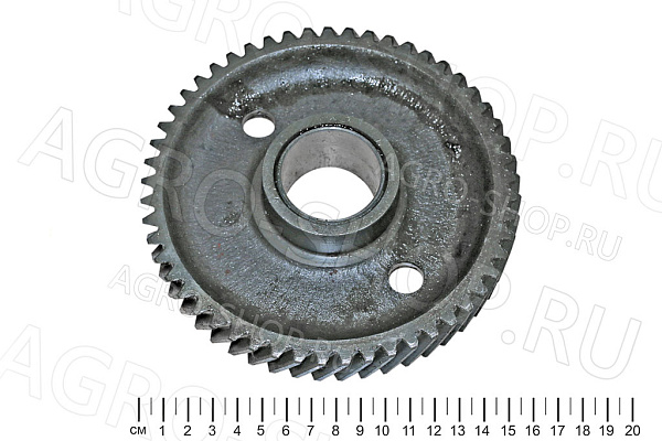 Шестерня 240-1006240-А2 промежуточная с втулкой с/о угол наклона 28° зуб=53 Д-243/245 (ММЗ)