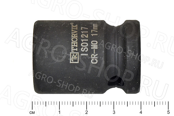 Головка торцевая 17мм 1/2" ударная Thorvik (IS01217)