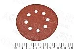 Круг шлифовальный 125мм на велко основе 8 отв. Р80 (5шт) STAYER (3580-125-080)
