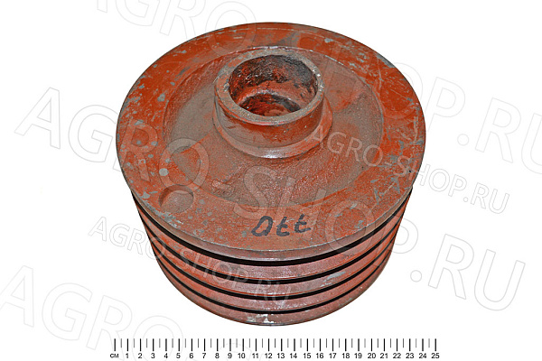 Шкив ГСТ1004 (КД-1029) двигателя СМД-22, привод молотилки (4ручья) Нива, Енисей 