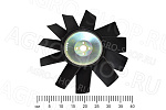 Вентилятор 32214-1308011 с поликлин. ремнем (11 лопастей, обратн) ГАЗ-3302,УМЗ-4216,УАЗ 
