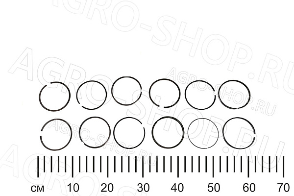 Кольца поршневые КМЗ 4062-1000100-01 (92,0мм) (4п/к) ЗМЗ-402,406,511 КМЗ