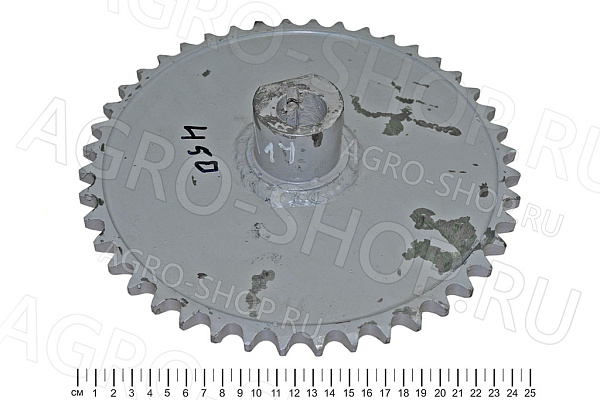 Звездочка 142.50.03.450 верхнего вала зернового элеватора (z=44, t=19.05, d=30) Акрос 