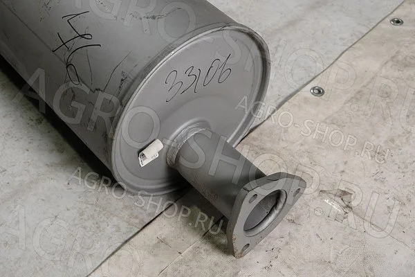 Глушитель 33106-1201008 с перех и выхл трубой ГАЗон NEXT, Cummins 3.8, ЯМЗ-534 Е-4, Валдай ГАЗ