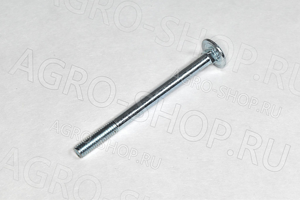 Болт 8х100 полукруглая головка квадратный подголовник стандартный Шаг 1,25 ГОСТ 7802 кл.пр. 5,8 