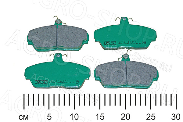 Колодка 3302-3501800-02 (ТИИР-221) тормозная передняя (4шт) ГАЗ-3302 ГАЗ