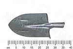 Лопата штыковая остроконечная без черенка (Рельсовая сталь)  