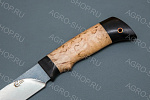 Нож Мурена (лезвие: кованая сталь Х12МФ; рукоять: карельская береза,граб)