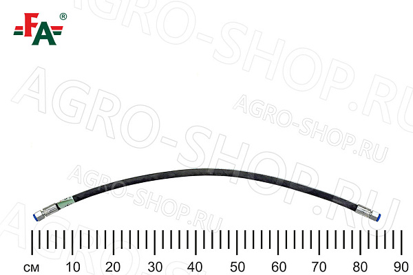 РВД 10-33 L=0,85м (DKOL М18х1,5 гайка 22) (DKOL М18х1,5 гайка 22) 2SN (FeatAgro) 