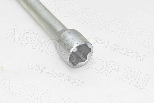 Ключ торцевой 24 прямой с квадратом 19мм (для протяжки головки блока ЯМЗ) г.Камышин 