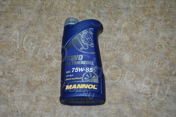 Масло трансмиссионное FWD GETRIEBEOEL 75w85 GL-4 полусинтетическое 1л MANNOL