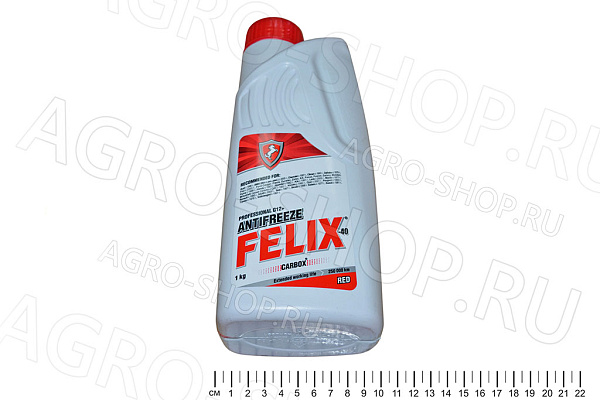 Антифриз FELIX CARBOX G12+ (-40) красный 1кг Тосол-Синтез