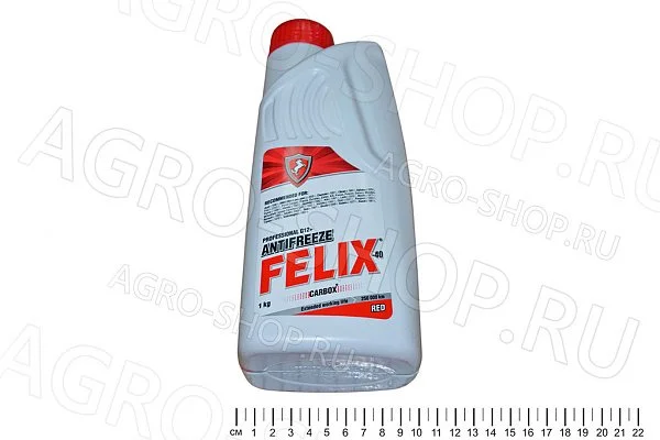Антифриз FELIX CARBOX G12+ (-40) красный 1кг Тосол-Синтез