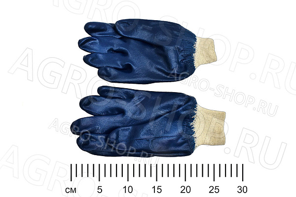 Перчатки ТЕХНИК ЛАЙТ РП (TNL-05Р/MG-222) резинка, полный облив, синий (12/120) р.10 Пер 671