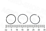Кольца поршневые 08-398307-00 (92,5мм) (4п/к) ГАЗ-53,3307,24 Goetze