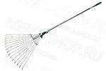 Грабли R743 веерные с черенком, регулируемые длина 1240мм (4231-53/743)  RACO