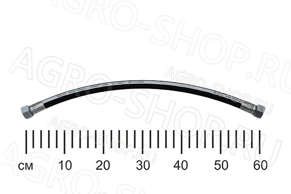 РВД 12-28 L=0,6м (М24х1,5 гайка 30) (М24х1,5 гайка 30) (FeatAgro) 