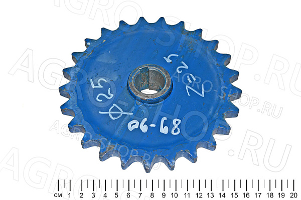 Звездочка КДМ 2-22-9 зернового элеватора (z=25, t=19.05, d=25) Енисей 