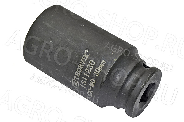 Головка торцевая 30мм 1/2" ударная глубокая Thorvik (IS11230)