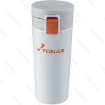 Термос-кружка HS.TMК-01 400ML белый TONAR