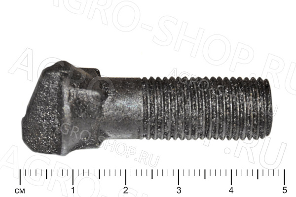 Болт 54-62352/54-61382 бича (М12х1,25х38) с гребнем Нива, Енисей, Дон, Вектор, Акрос, КЗС К
