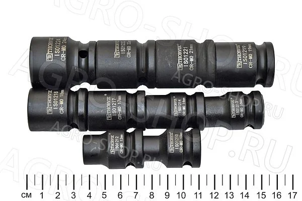 Набор головок 1/2" (10-24мм) 10 предм ударные Thorvik (ISS01210)