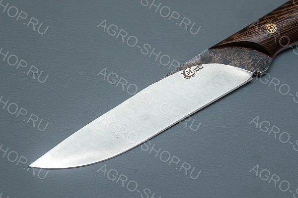 Нож Пантера цельнометаллический (лезвие: кованая сталь Х12МФ; рукоять: граб,фибра)