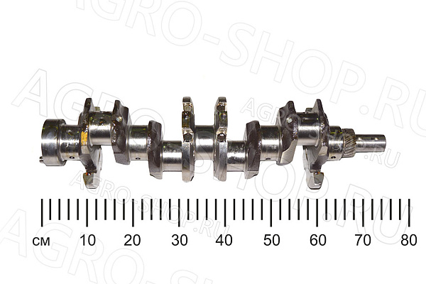 Вал коленчатый 245.9-1005015-08 без шлицов, с шестерней, 3 шпонки, 7 отв. Д-245 Евро-3 (ММЗ)