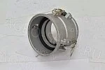 Соединение Тип DD-400 D(мм)=100х100  алюминий (переходник), 100мм. "МАМА"/100мм. "МАМА"