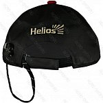 Бейсболка Helios цв.черный/красный б/р (HS-BR-303-04B)