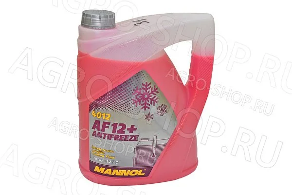 Антифриз Mannol AF12+ Longlife (-40) красный 5кг MANNOL