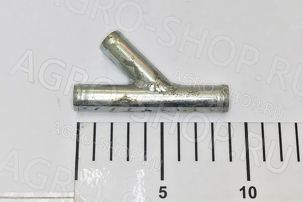 Тройник 45гр. D(мм)=16*16*16  металл "У"