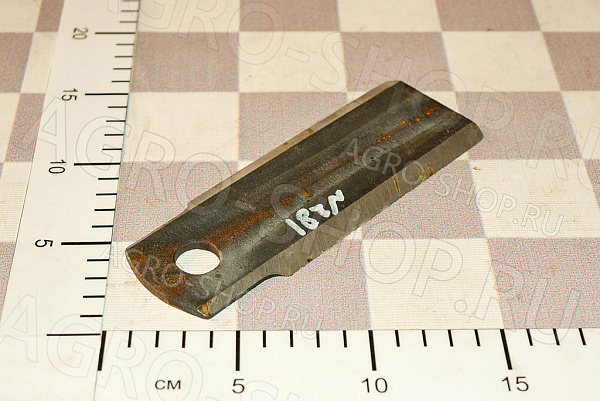 Нож КЗК-12-0290416 ротора СТ/О (Dотв = 25) "5мм." С НАПЛАВКОЙ (дубликат) КЗС РФ