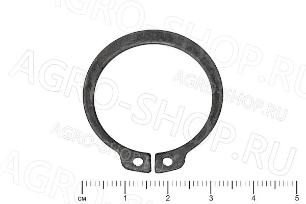 Кольцо стопорное В 30 (наружное) D=30 мм. ГОСТ 13942-86