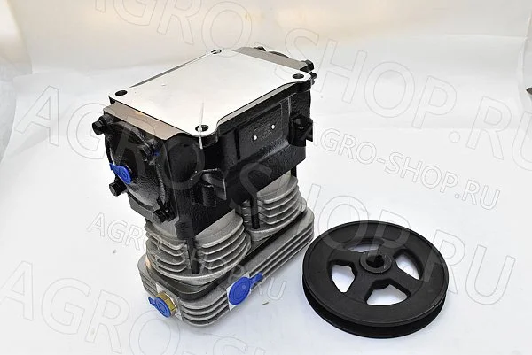 Компрессор  LAC 1231 / ПК-310 в сборе со шкивом, 2-х цилиндр. 320 л/м. ЯМЗ LUZAR