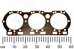 Прокладка ГБЦ 236-1003210-В2 старого образца (с герметиком) ЯМЗ-236  
