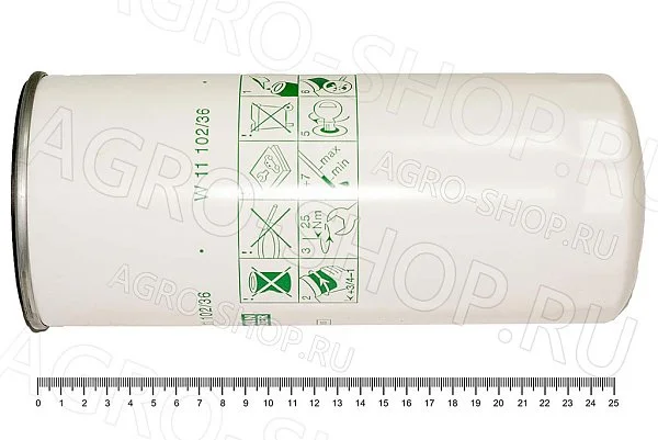 Фильтр масляный W11102/36 (LFP3191)  ЯМЗ-236, ЯМЗ-238Б, ЯМЗ-238НБ MANN