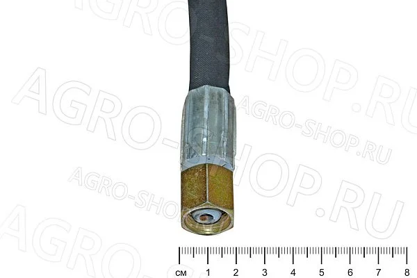 РВД 8-21,5 L=1,6м (М16х1,5 гайка 19) (М16х1,5 гайка 19) 1SN (Металлорукав) 