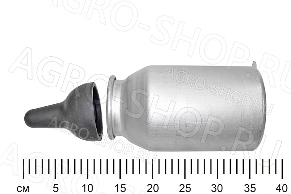 Молокопоилка 00.00.1425.000 с соской для телят (алюминиевая)  