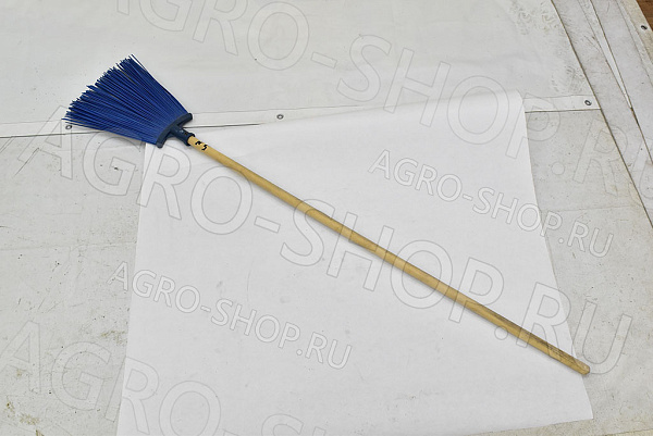 Метла с черенком плоская 275х290 мм "Гном"  